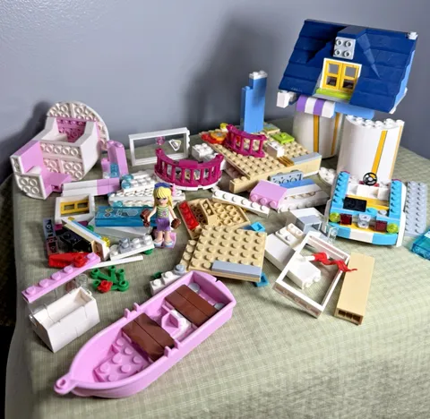 1 Pound LB # Lego Legos Pastel and Light Colored Building Blocks 
