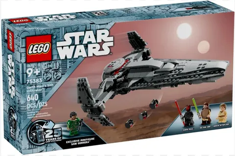 LEGO Star Wars 75383 Darth Maul’s Sith Infiltrator New Factory Sealed 9+ 640pcs