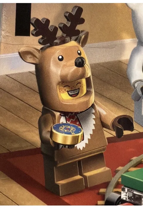 LEGO City Advent Calendar Reindeer Costume Minifig, New and Sealed