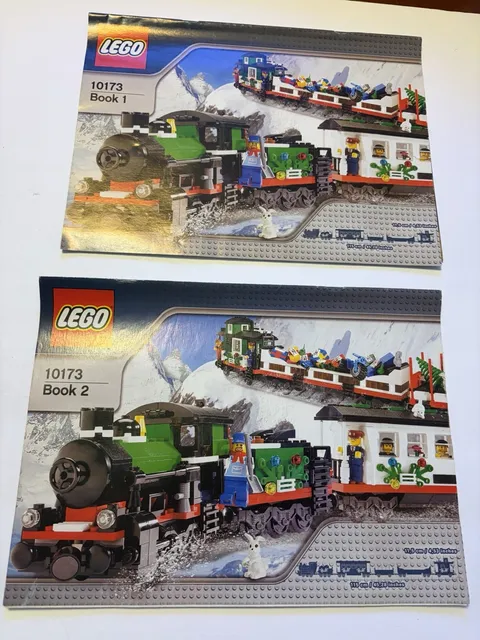 Lego 10173 Christmas Holiday Train Manuals only