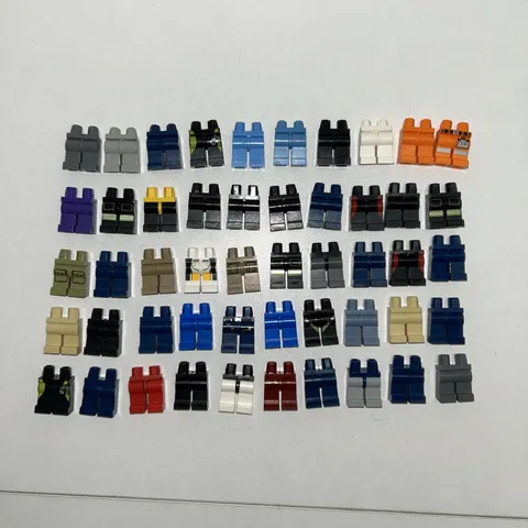 LEGO 50 Piece Minifigure Legs Feet Pants Assorted Lot