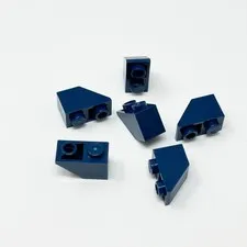 3665 LEGO Parts Slope Inverted 45 2x1 (Earth) DARK BLUE (6)