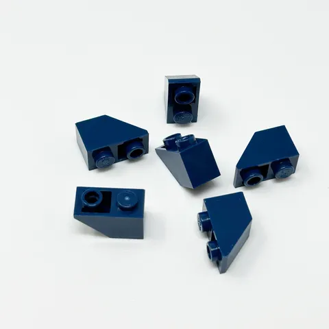 3665 LEGO Parts Slope Inverted 45 2x1 (Earth) DARK BLUE (6)