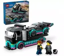 LEGO City Samochód wyścigowy i laweta 60406 (4 sztuki) LEGO