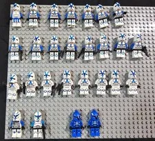LEGO Star Wars 501st Legion Army (27 Minifig) Clones, Captain Rex, Senate Guards