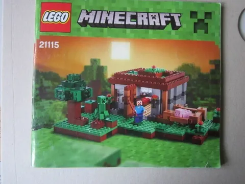  Lego System Building Instructions Instruction Minecraft 21115