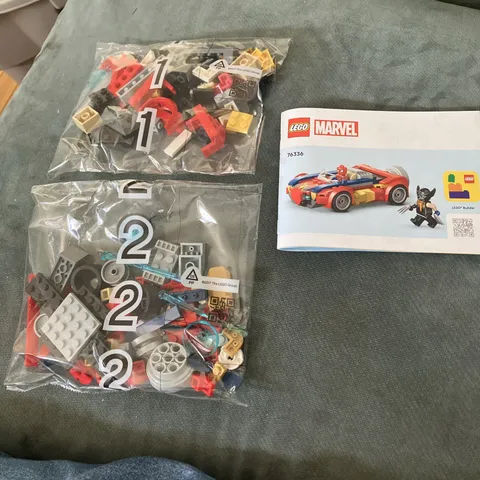 LEGO 76336 Spiderman Car & Instruction Booklet - No Minifigures or Box NEW