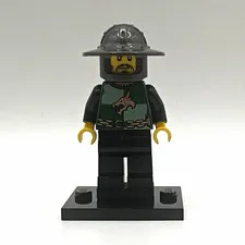 LEGO Kingdoms Dragon Knight Quarters Helmet with Broad Brim Green cas456