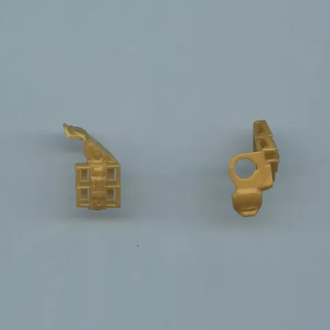 LEGO x 2 Pearl Gold Minifigure Armor Shoulder Pad with Wing End and Scabbard