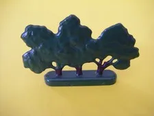 LEGO Vintage Flat Painted Bush Hollow base FTBushH 1964-69 Rare