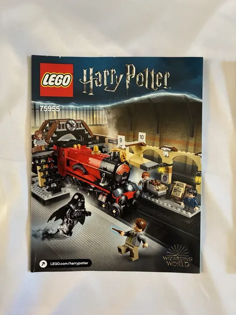 LEGO Hogwarts Express 75955 Harry Potter Illustrated Instruction Manual Booklet