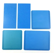 Vintage Lego Legoland Blue Base Plate Lot