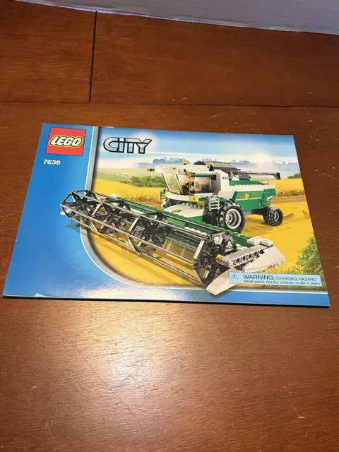 Lego City 7636 Combine Harvester INSTRUCTIONS ONLY 
