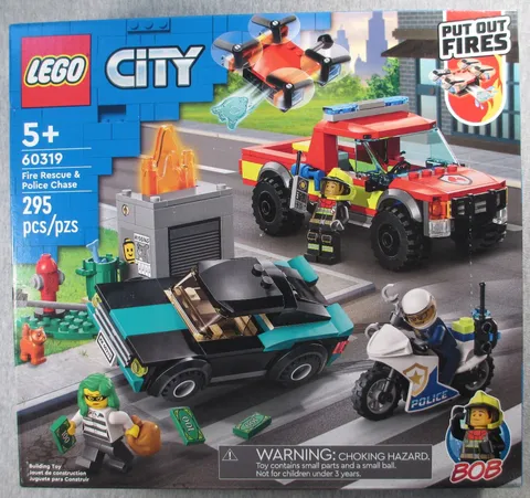 Fire Rescue & Police Chase #60319 - Sealed LEGO City - 295 pieces