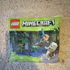 LEGO Minecraft The Lush Cave Fight 30705 Complete Set 40 pcs Polybag