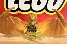 Lego Ninjago Golden Dragon Jay Minifigure With Accessories 