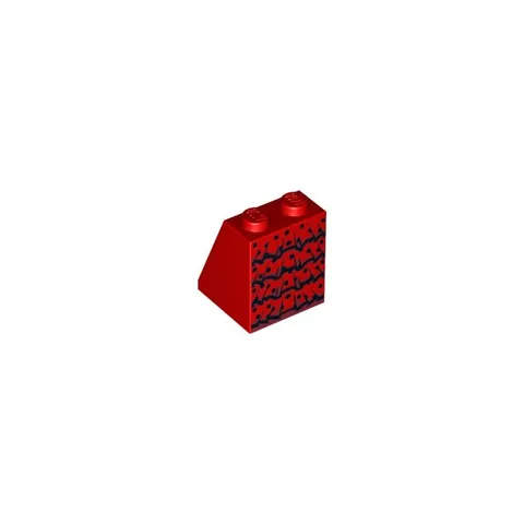 LEGO 4x Red Polka Dot Pattern Slope 65 2 x 2 x 2 with Bottom Tube  inv.657