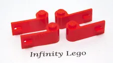 LEGO Red Car Vehicle Left & Right Door 1 x 3 x 1 (3821 3822)  2 Pair