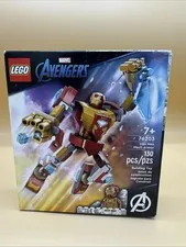 2022 LEGO 76203 Marvel Super Heroes Avengers Iron Man Mech Armor w/Iron Man NIB