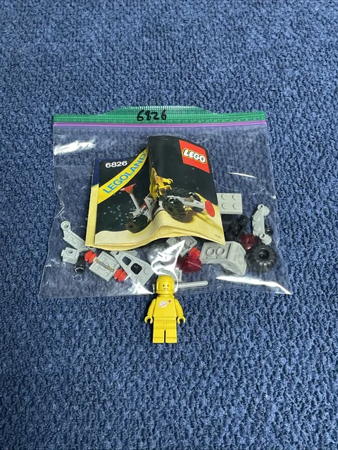 LEGO Classic Space 6826 Crater Crawler 100% Complete W/Instructions