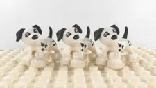 Lego Duplo Figure Dalmatian White Spotted Dogs (3)