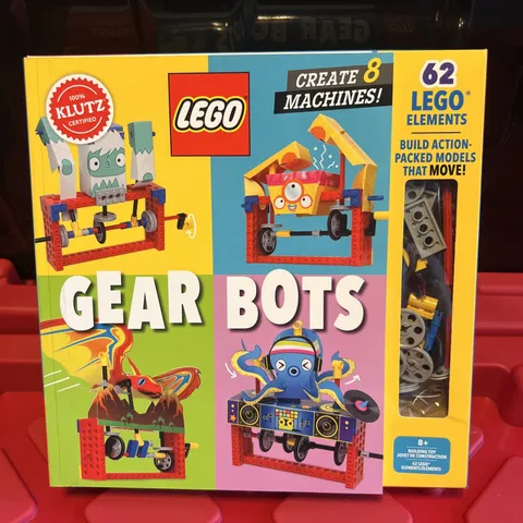 LEGO - Gear Bots - Idea Book & LEGO Bricks by Klutz - NEW & SEALED