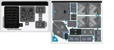 LEGO STICKER SHEET 1+2 76248 AVENGERS QUINJET from set New & Genuine