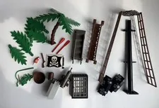 Vintage 1989 Lego Pirate Island Pieces