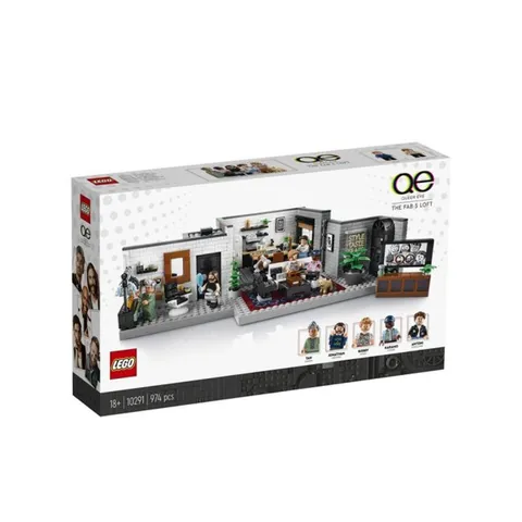 LEGO Icons 10291 Queer Eye The Fab 5 Loft Building Set New Sealed
