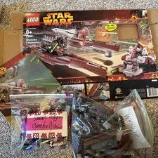 LEGO Star Wars Wookie Catamaran Set 7260 With All Pieces! Open Box