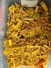 1 Lb LEGO Bulk Random Pieces Yellow