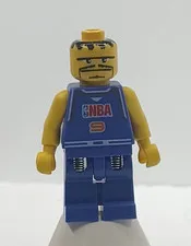 Lego Minifig NBA Player #9 PURPLE NBA 9 Spring Leg