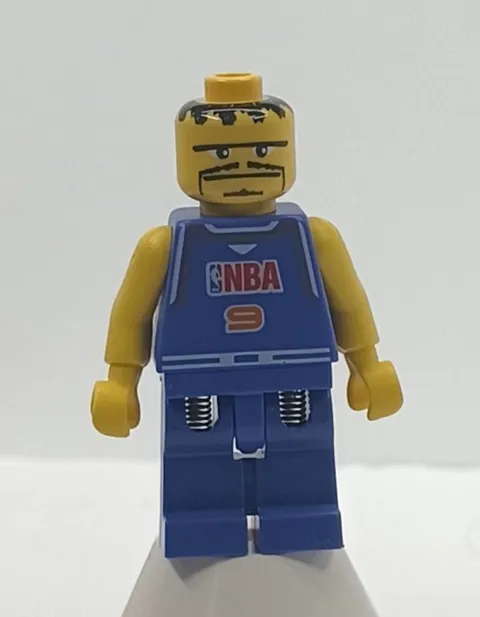 Lego Minifig NBA Player #9 PURPLE NBA 9 Spring Leg