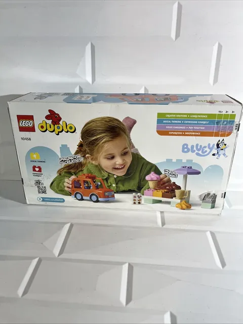 LEGO BLUEY DUPLO Ice Cream Trip Complete Set 22 Pieces (10458) Age 2+ NEW SEALED