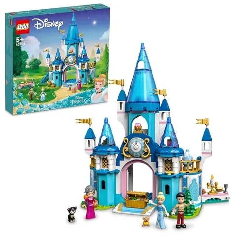 LEGO Disney Princess Cinderella&Prince Charmings Castle 43206 Toy BuildingBlocks