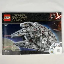 LEGO Star Wars Millennium Falcon 75257 Instruction Manual Book Booklet Only