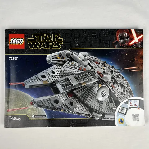 LEGO Star Wars Millennium Falcon 75257 Instruction Manual Book Booklet Only
