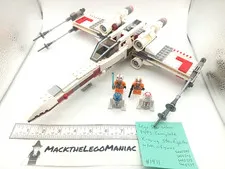 Lego Star Wars 9493 X-Wing Starfighter Complete w/ Minifigures SW0295 SW0372