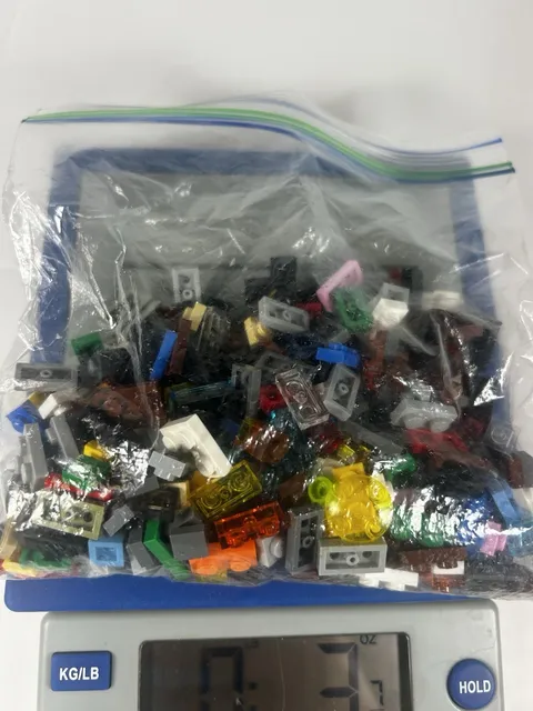 LEGO Bulk Lot 1x2 Transparent Plates 1x1 Small Parts Mix Genuine Sorted 