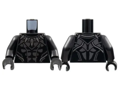 LEGO® Part 973pb4721c01 - Torso Super Hero Costume with Dark Silver Armor Panels