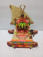 LEGO 43210 Disney Princess Moana's Wayfinding Boat Used 99% Complete Retired