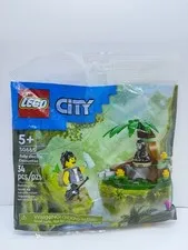 NEW SEALED Lego Town City Baby Gorilla Encounter polybag 30665