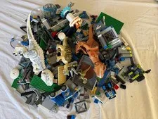 LEGO Jurassic World Huge Mixed Lot Dinosaurs T-Rex Indominus Rex Raptor Vehicles