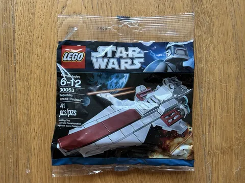 LEGO Star Wars: Republic Attack Cruiser Polybag (30053) - New Sealed Retired