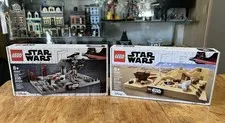 New Sealed LEGO Star Wars 40451 Tatooine Homestead & 40407 Death Star II Retired