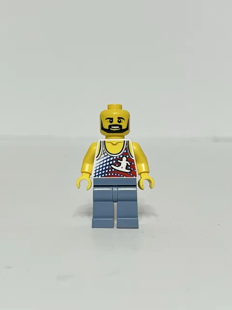 Lego City Minifigure Tank Top Surfer cty1238 From Skater Polybag Set 30568