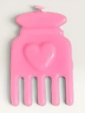 SuperStar Barbie HEART Vintage PINK Comb LOL OMG Clone Bratz Fashion Accessory