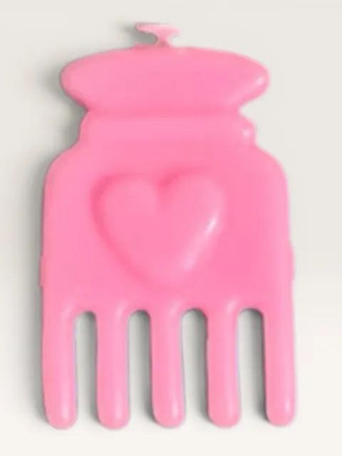 SuperStar Barbie HEART Vintage PINK Comb LOL OMG Clone Bratz Fashion Accessory