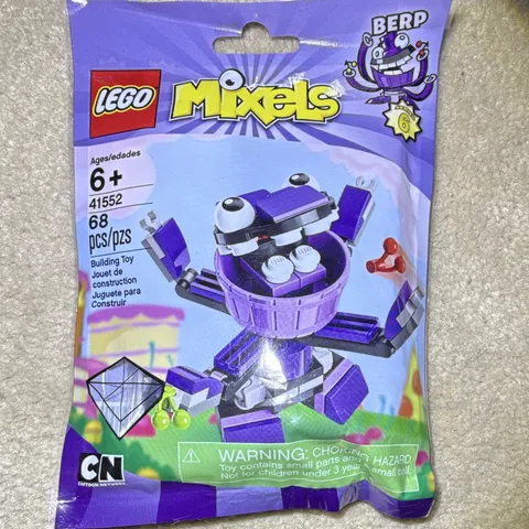 LEGO Mixels Series 6 BERP 41552 Complete Set 68 pcs Age 6+ Foil Pack