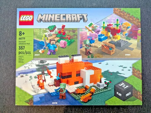 LEGO Minecraft: Overworld Adventures Pack (66779) - New and Sealed in Box.
